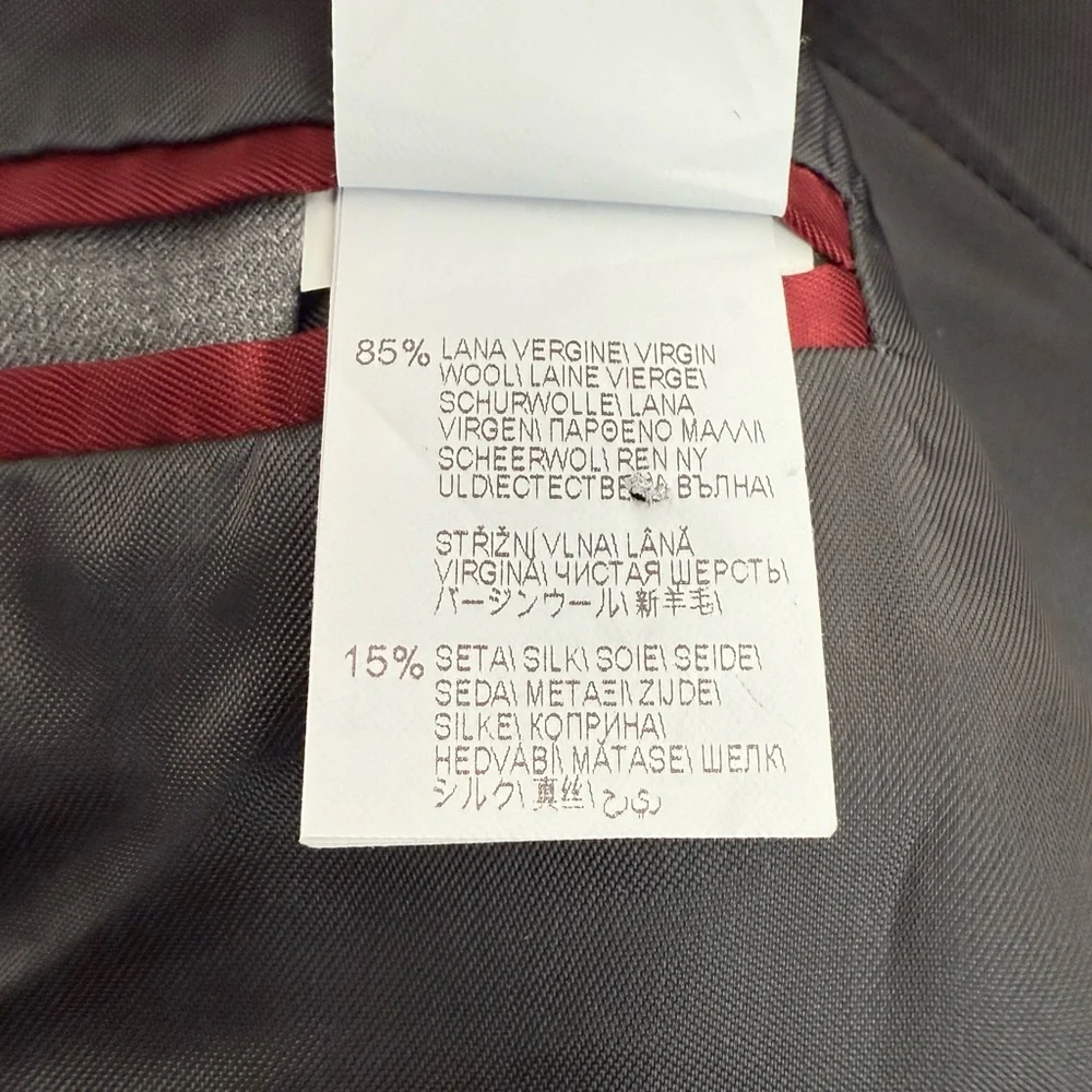 Brunello Cucinelli Silk & Wool Shawl Collar Formal Jacket | 38 - Picture 8 of 15